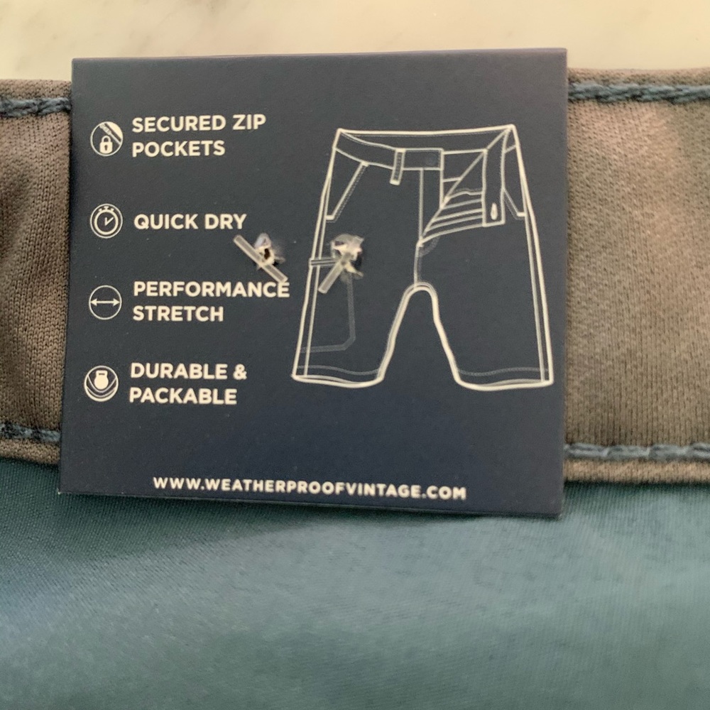Weatherproof Men’s Packable Hybrid Shorts NWT 40 - Picture 4 of 7